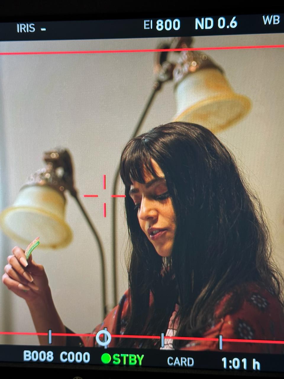Gheed as Wasan on set for Secret Matter